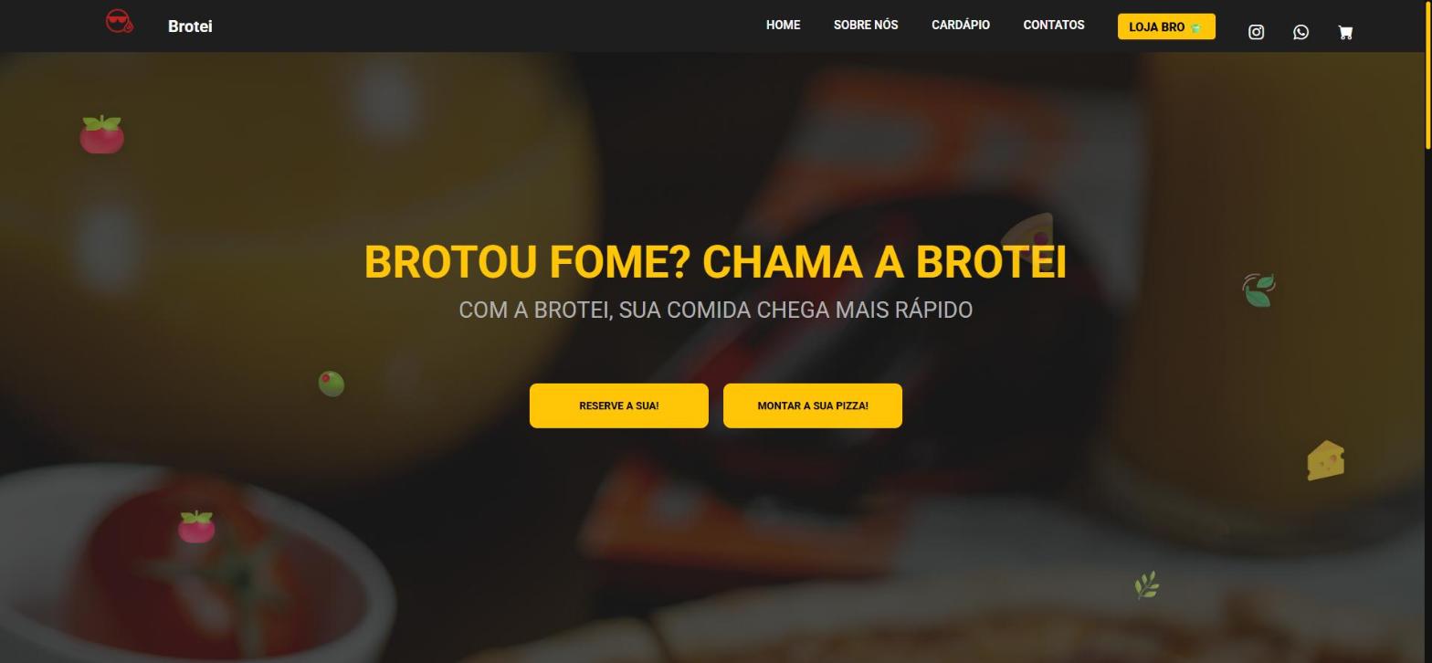 Brotei Pizzaria — Cardápio digital